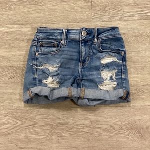 American Eagle Distressed Jean Shorts